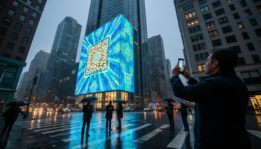 Bridging Online and Offline: The Role of QR Codes in OOH