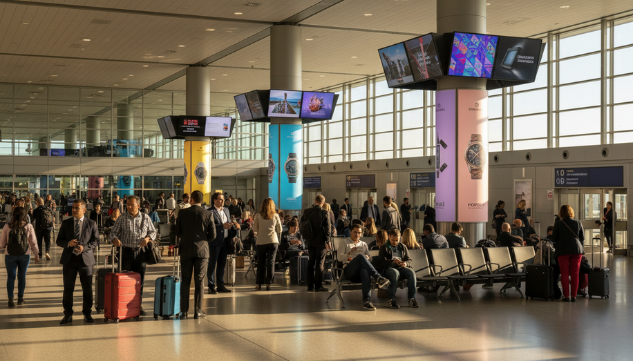 Strategic Airport OOH: Engaging Travelers from Curbside to Gate