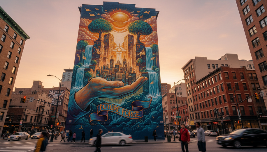 The Resurgence of Hand-Painted Murals and Guerrilla OOH: Artistic Impact in a Digital Age