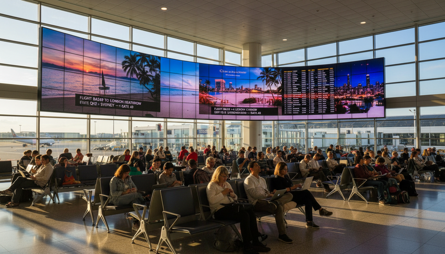 Maximizing Dwell Time: Strategic Placements and Innovations in Airport OOH