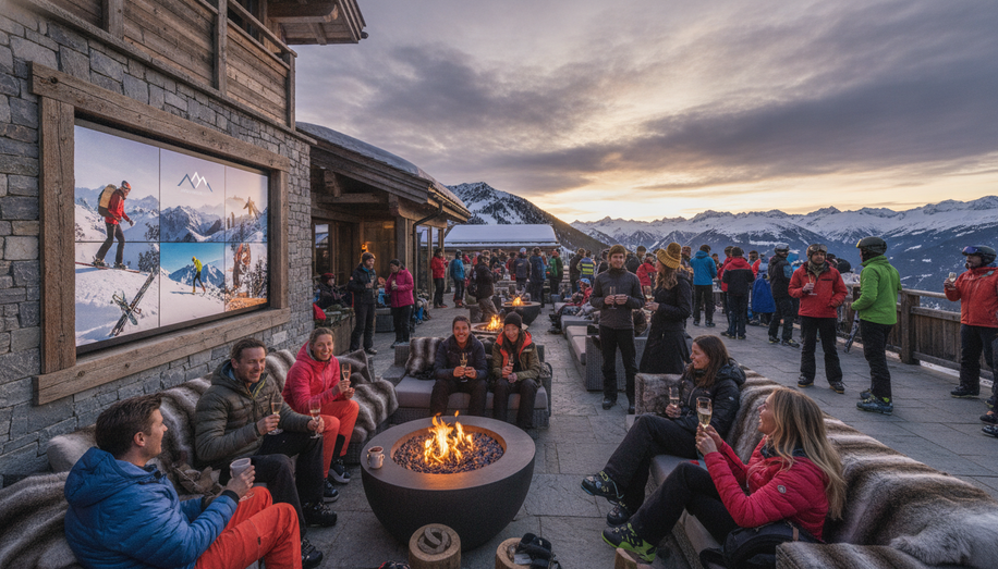 Top Digital Out-of-Home (DOOH) Advertising Networks for Ski Resorts