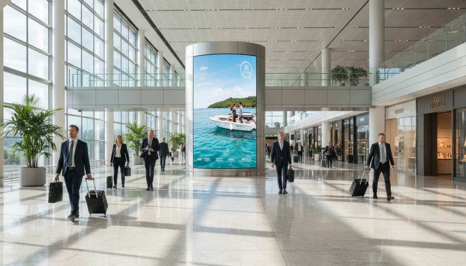 Top Airport DOOH Advertising Networks for B2B and Luxury Brands