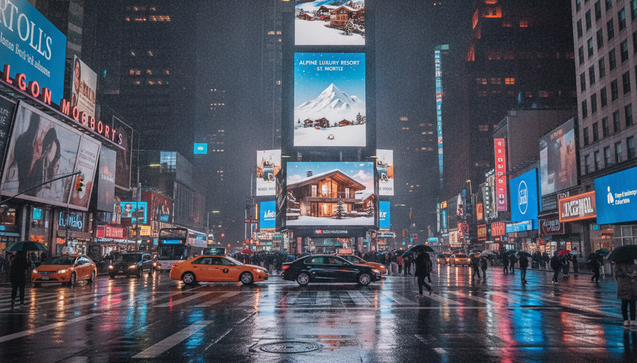 Digital Out-of-Home Advertising Revolutionizes Marketing for Premium Brands in Ski Resorts